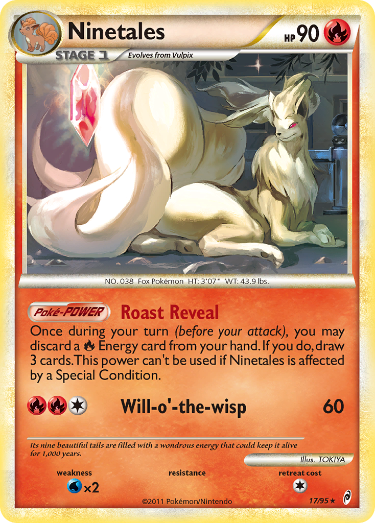 Ninetales (17/95) [HeartGold & SoulSilver: Call of Legends] | Good Games North