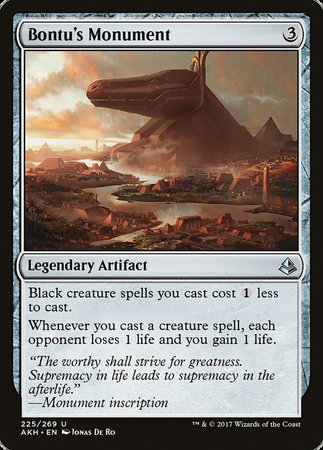 Bontu's Monument [Amonkhet] | Good Games North