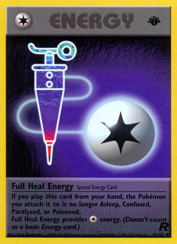 Full Heal Energy (81/82) [Team Rocket 1st Edition] | Good Games North