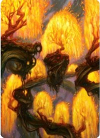 Grove of the Burnwillows Art Card [Zendikar Rising Art Series] | Good Games North