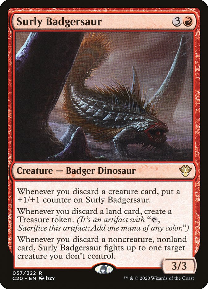Surly Badgersaur [Commander 2020] | Good Games North