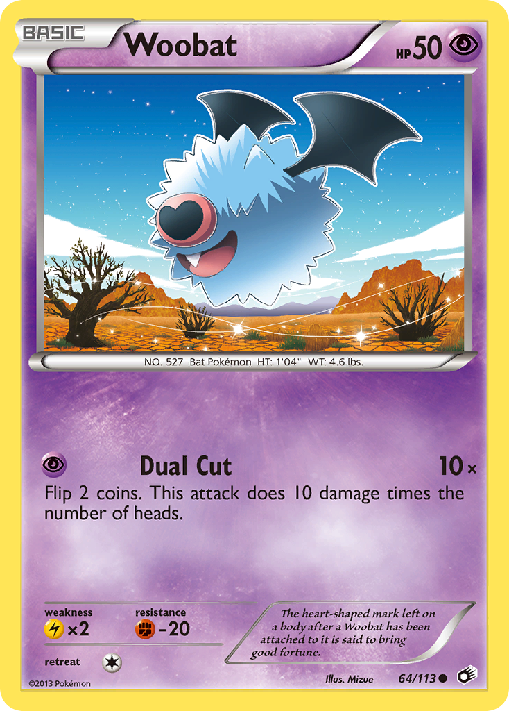 Woobat (64/113) [Black & White: Legendary Treasures] | Good Games North