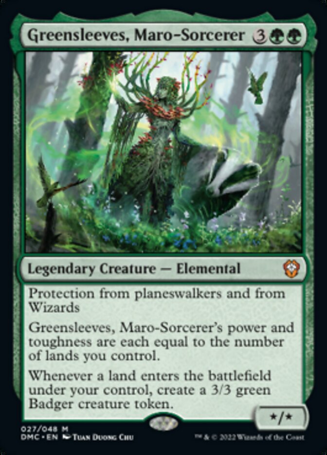 Greensleeves, Maro-Sorcerer [Dominaria United Commander] | Good Games North