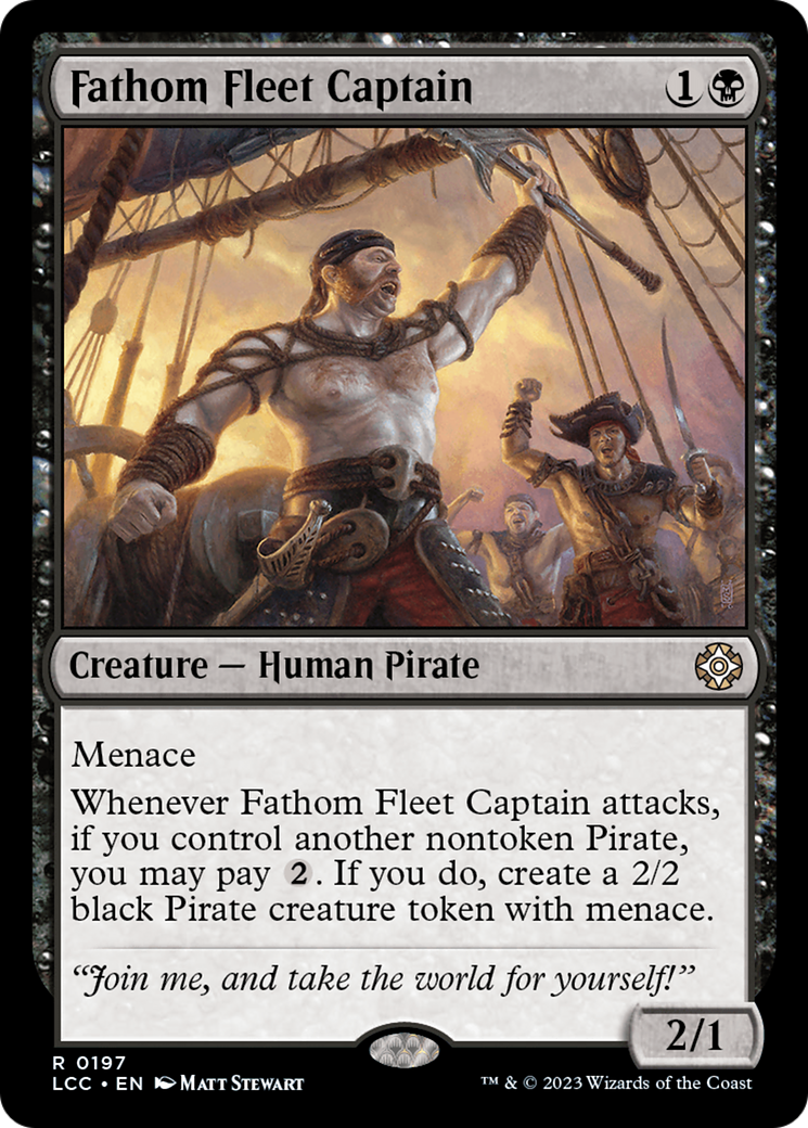 Fathom Fleet Captain [The Lost Caverns of Ixalan Commander] | Good Games North