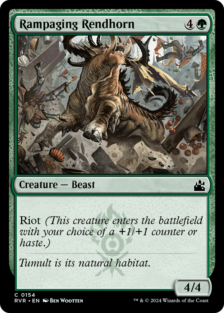 Rampaging Rendhorn [Ravnica Remastered] | Good Games North