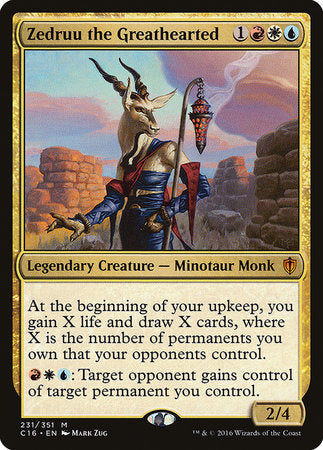 Zedruu the Greathearted [Commander 2016] | Good Games North