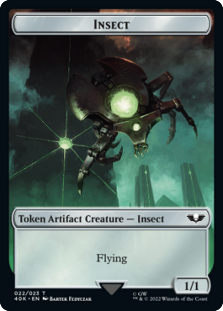Necron Warrior // Insect [Universes Beyond: Warhammer 40,000 Tokens] | Good Games North