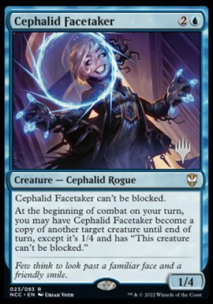 Cephalid Facetaker (Promo Pack) [Streets of New Capenna Commander Promos] | Good Games North