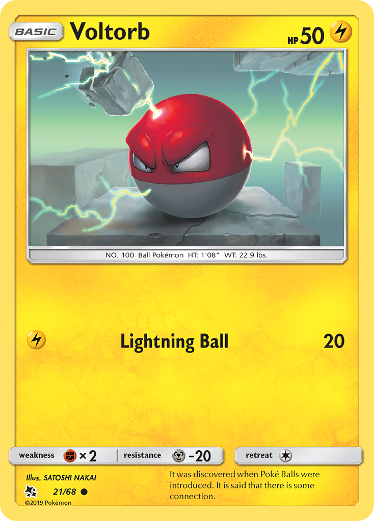 Voltorb (21/68) [Sun & Moon: Hidden Fates] | Good Games North