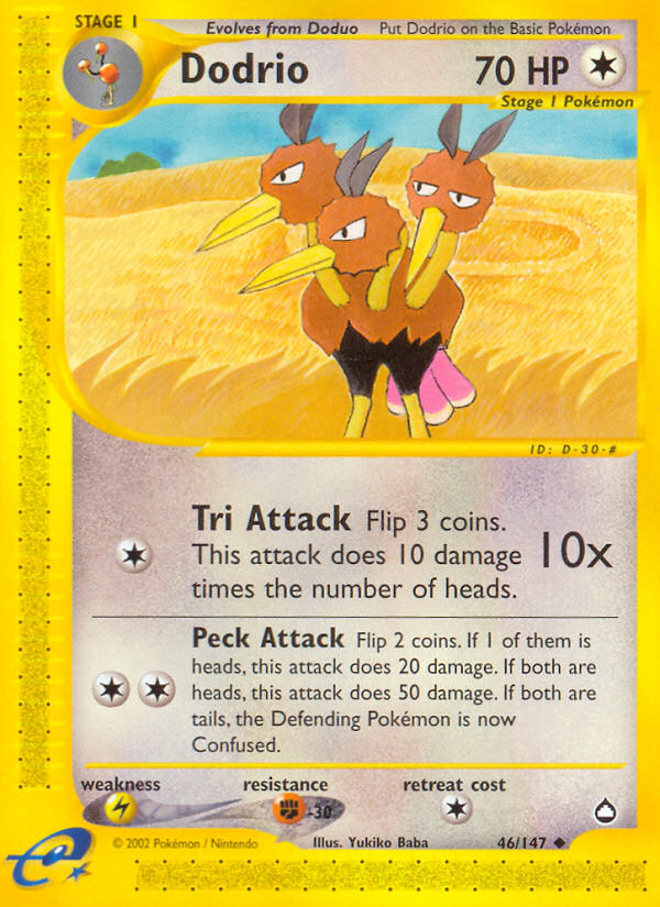 Dodrio (46/147) [Aquapolis] | Good Games North