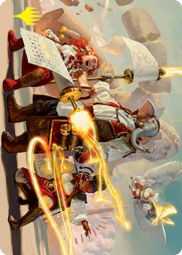 Lorehold Command Art Card (Gold-Stamped Signature) [Strixhaven: School of Mages Art Series] | Good Games North
