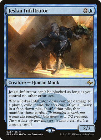 Jeskai Infiltrator [Fate Reforged] | Good Games North