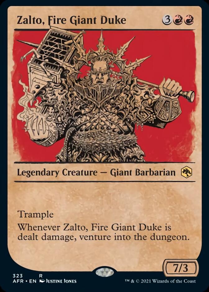 Zalto, Fire Giant Duke (Showcase) [Dungeons & Dragons: Adventures in the Forgotten Realms] | Good Games North