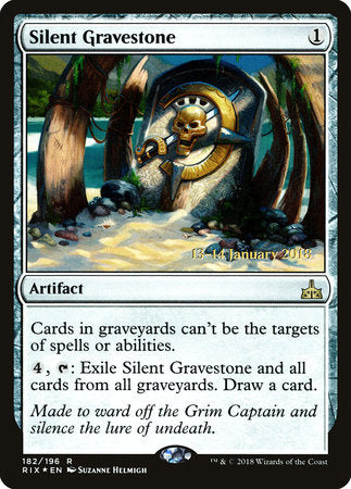 Silent Gravestone [Rivals of Ixalan Promos] | Good Games North
