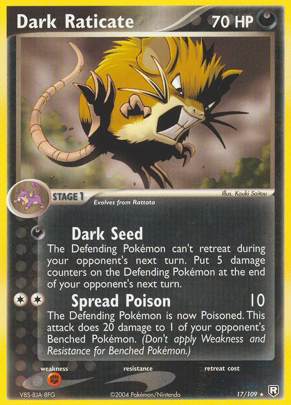 Dark Raticate (17/109) [EX: Team Rocket Returns] | Good Games North
