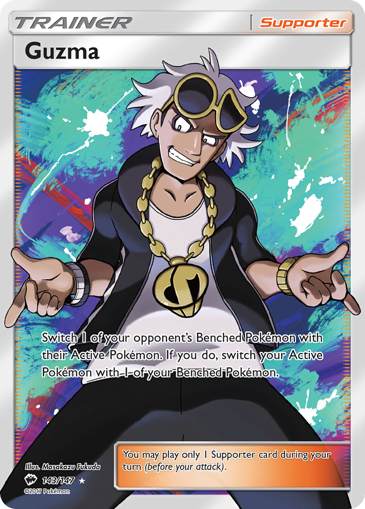 Guzma (143/147) [Sun & Moon: Burning Shadows] | Good Games North