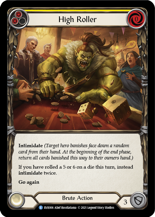 High Roller (Yellow) [EVR006] (Everfest)  1st Edition Normal | Good Games North