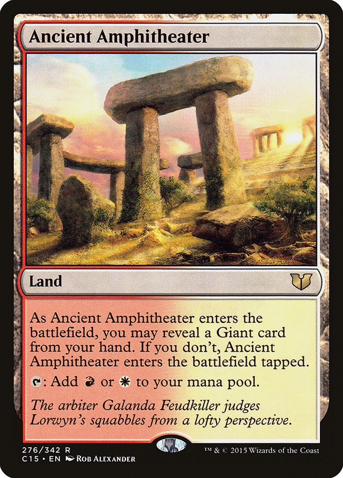 Ancient Amphitheater [Commander 2015] | Good Games North