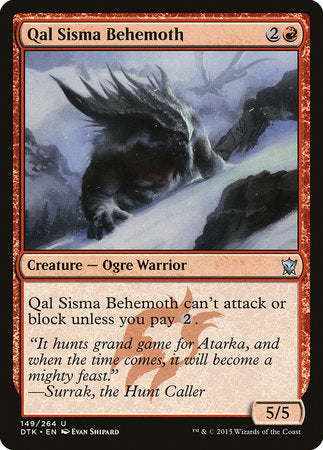 Qal Sisma Behemoth [Dragons of Tarkir] | Good Games North
