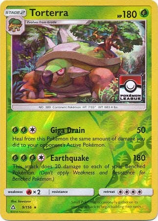Torterra (9/156) (League Promo) [Sun & Moon: Ultra Prism] | Good Games North