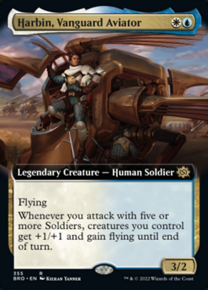 Harbin, Vanguard Aviator (Extended Art) [The Brothers' War] | Good Games North