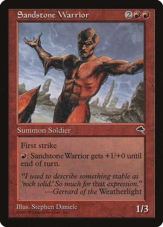 Sandstone Warrior [Tempest] | Good Games North