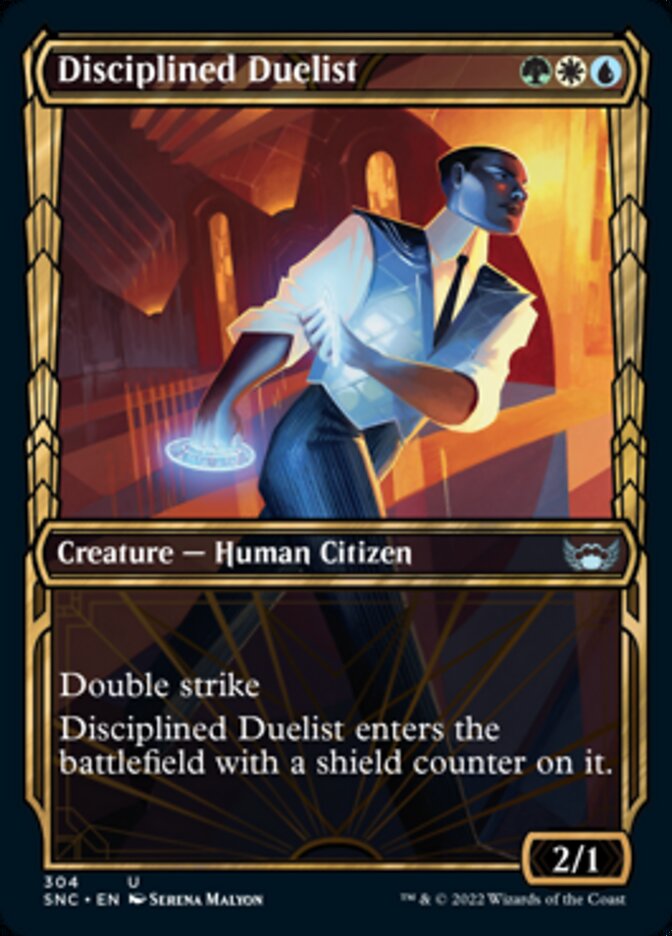 Disciplined Duelist (Showcase Golden Age) [Streets of New Capenna] | Good Games North