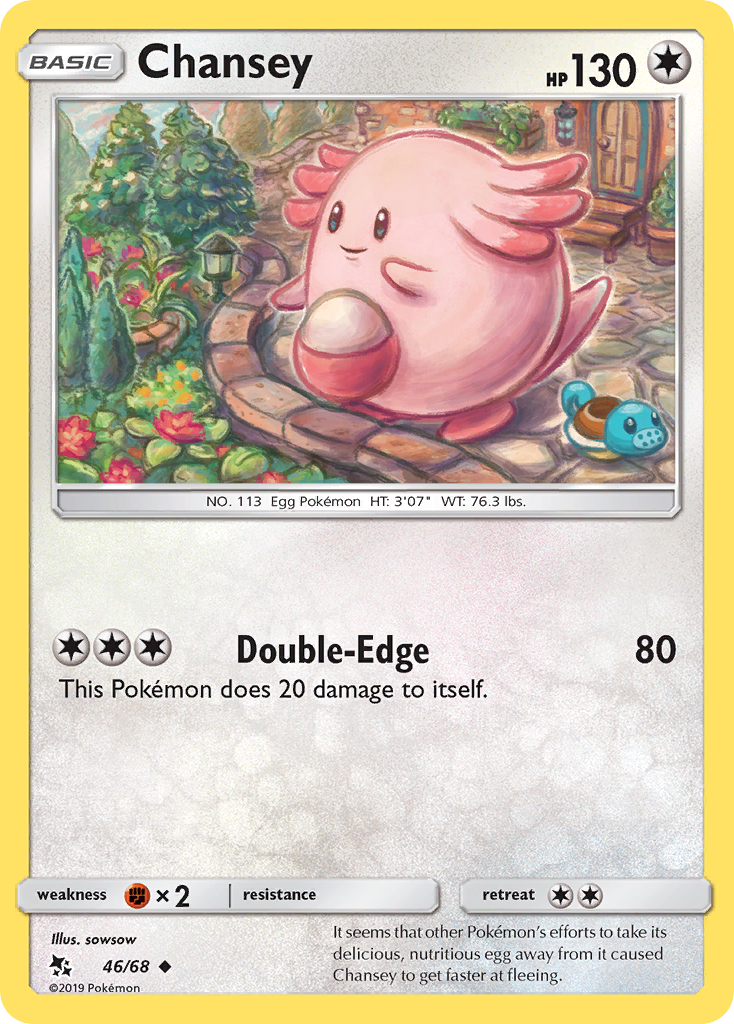Chansey (46/68) [Sun & Moon: Hidden Fates] | Good Games North