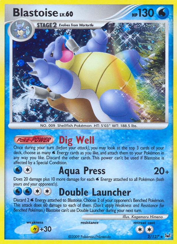 Blastoise (2/127) [Platinum: Base Set] | Good Games North