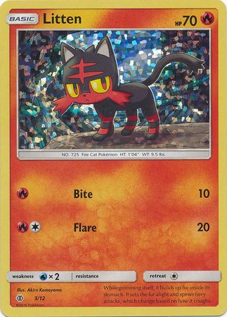 Litten (3/12) [McDonald's Promos: 2017 Collection] | Good Games North