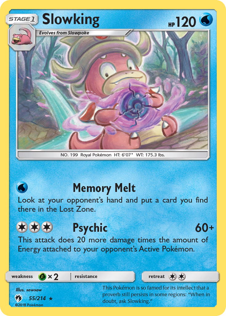 Slowking (55/214) [Sun & Moon: Lost Thunder] | Good Games North