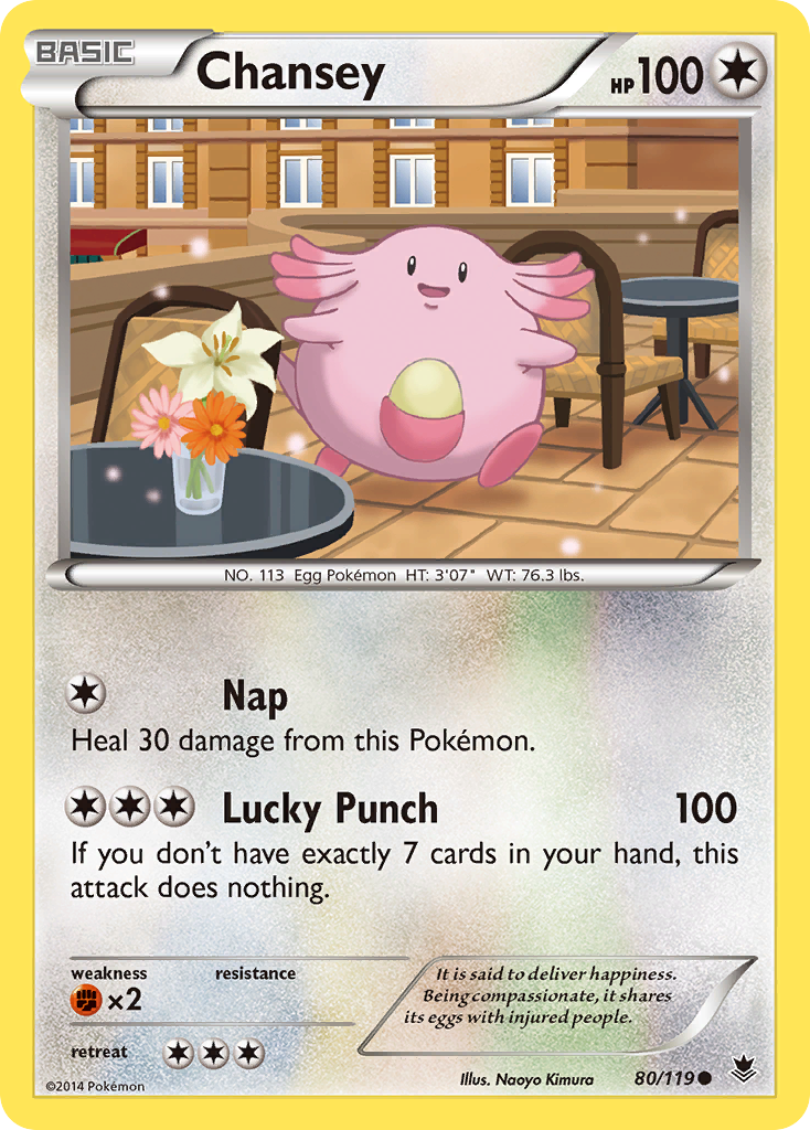 Chansey (80/119) [XY: Phantom Forces] | Good Games North