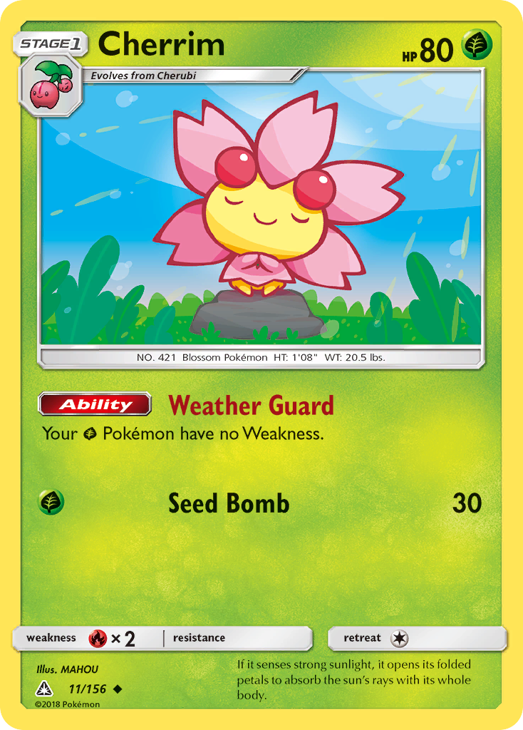 Cherrim (11/156) [Sun & Moon: Ultra Prism] | Good Games North
