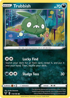 Trubbish (110/185) [Sword & Shield: Vivid Voltage] | Good Games North