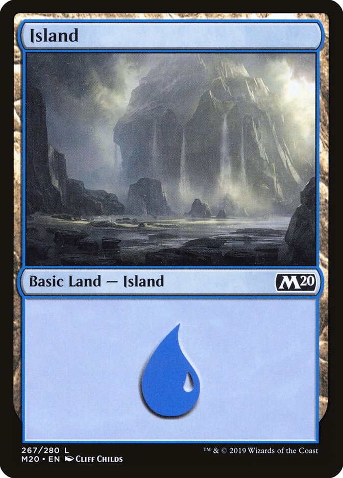 Island (#267) [Core Set 2020] | Good Games North
