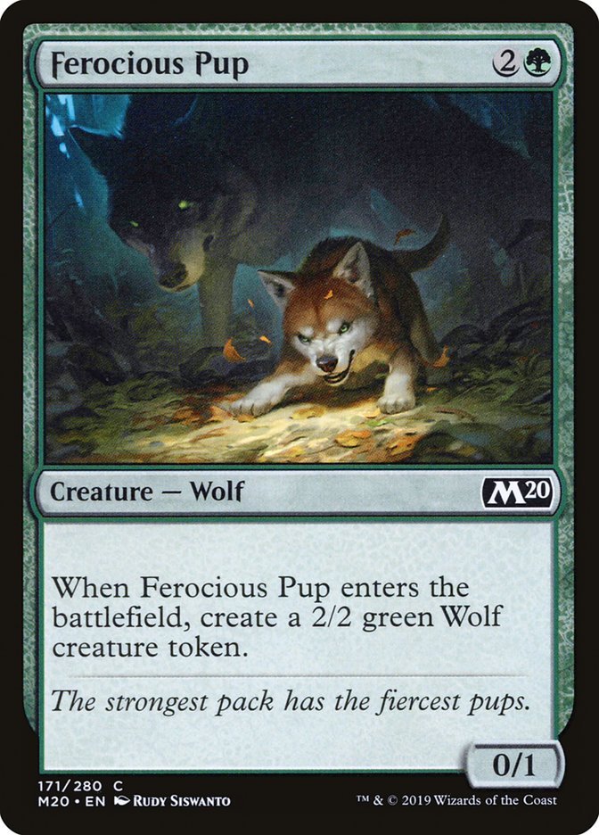 Ferocious Pup [Core Set 2020] | Good Games North