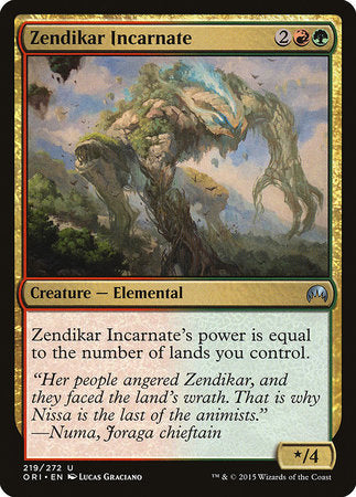 Zendikar Incarnate [Magic Origins] | Good Games North