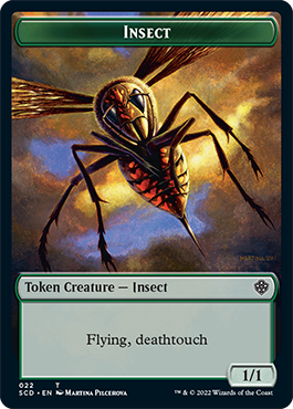 Insect // Cat Double-Sided Token [Starter Commander Decks] | Good Games North