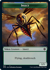 Insect // Cat Double-Sided Token [Starter Commander Decks] | Good Games North