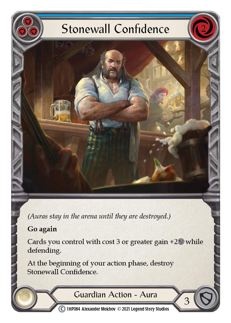 Stonewall Confidence (Blue) [1HP084] | Good Games North