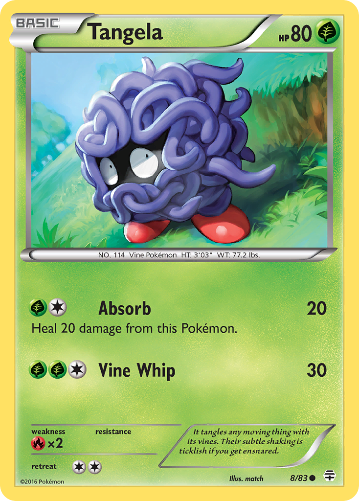 Tangela (8/83) [XY: Generations] | Good Games North