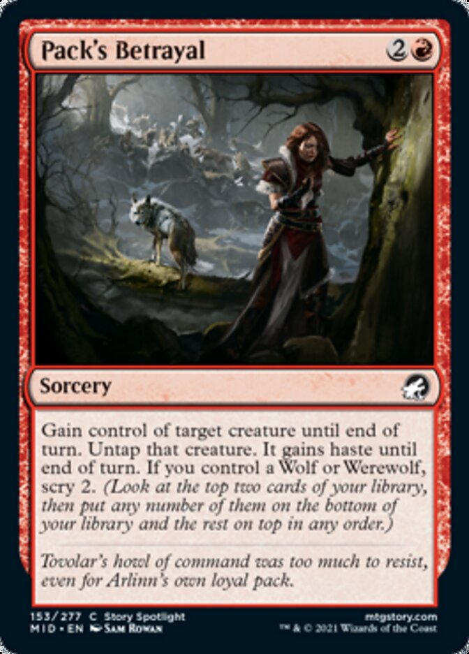 Pack's Betrayal [Innistrad: Midnight Hunt] | Good Games North