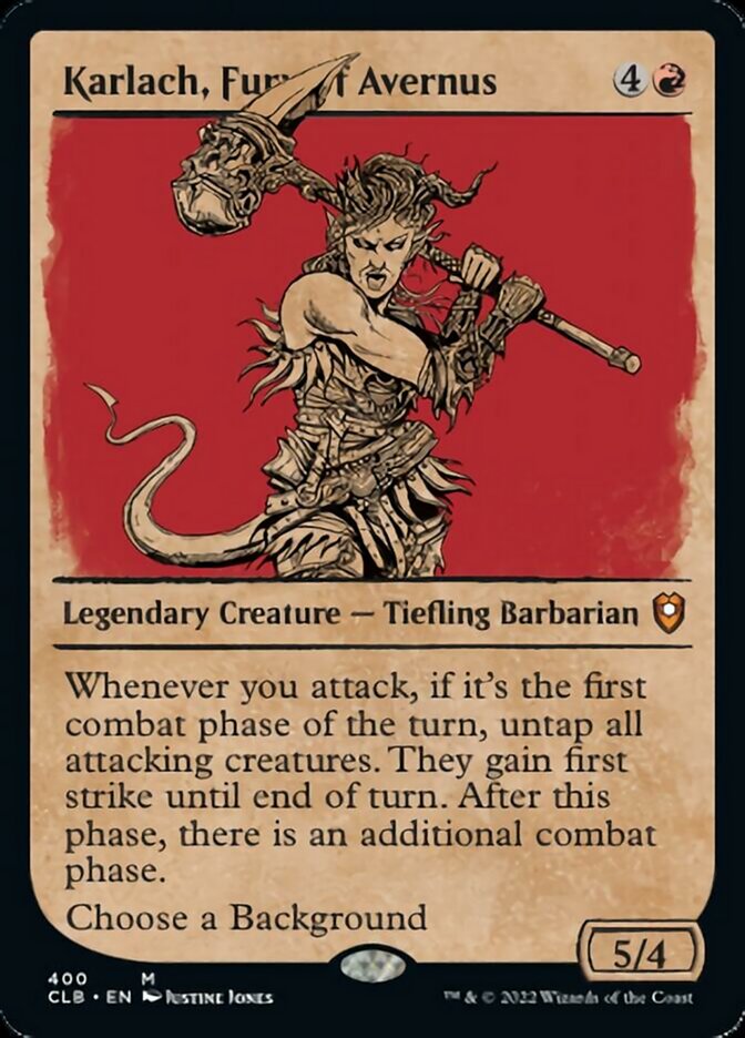 Karlach, Fury of Avernus (Showcase) [Commander Legends: Battle for Baldur's Gate] | Good Games North