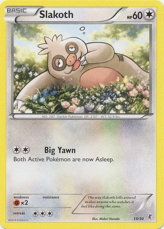 Slakoth (15/30) [XY: Trainer Kit 1 - Bisharp] | Good Games North
