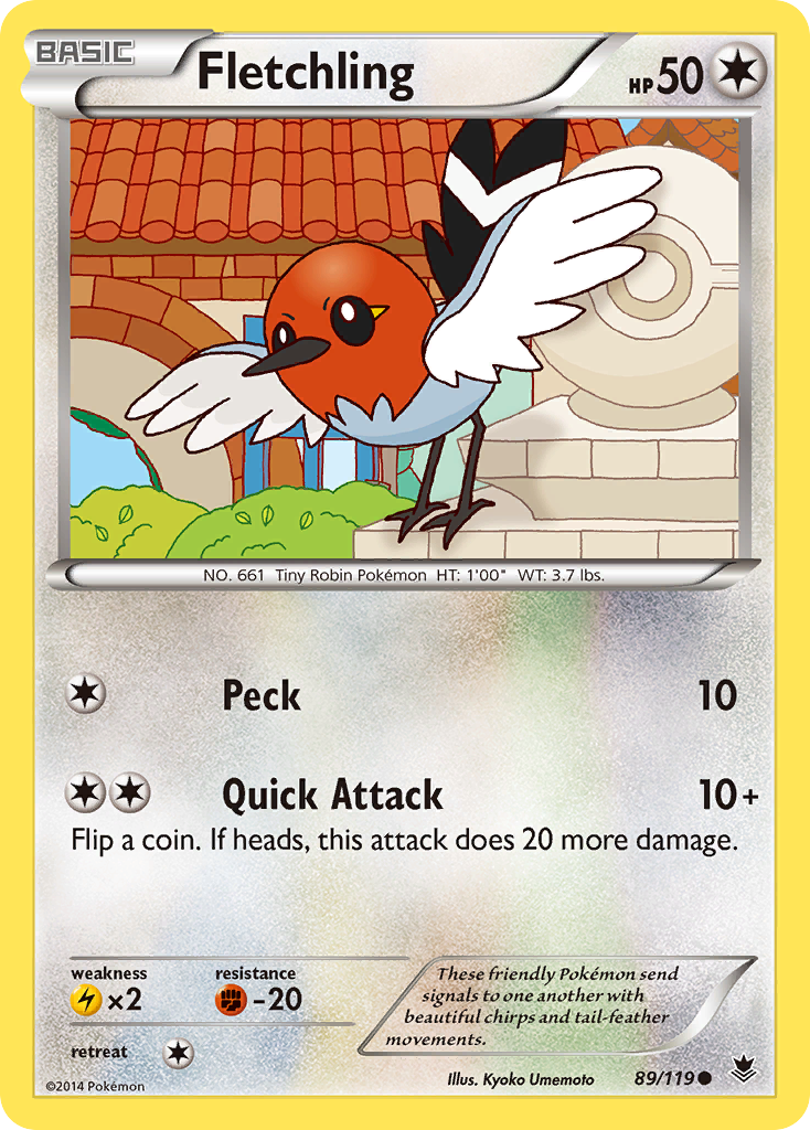 Fletchling (89/119) [XY: Phantom Forces] | Good Games North