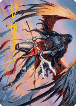 Liesa, Forgotten Archangel Art Card (Gold-Stamped Signature) [Innistrad: Midnight Hunt Art Series] | Good Games North