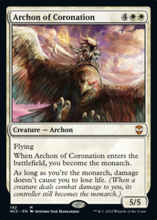 Archon of Coronation [Streets of New Capenna Commander] | Good Games North