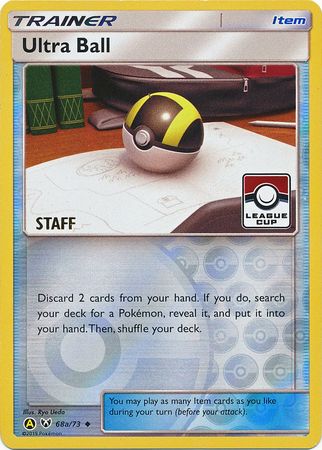 Ultra Ball (68a/73) (League Promo Staff) [Sun & Moon: Shining Legends] | Good Games North