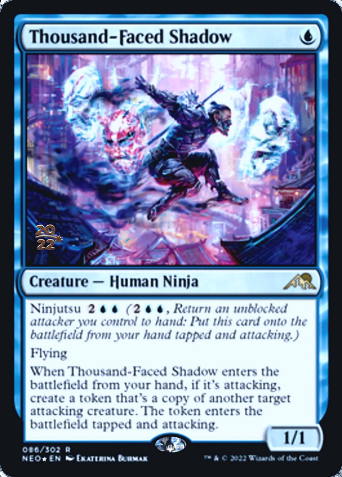 Thousand-Faced Shadow [Kamigawa: Neon Dynasty Prerelease Promos] | Good Games North