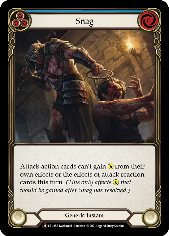Snag [U-CRU182-RF] Unlimited Rainbow Foil | Good Games North